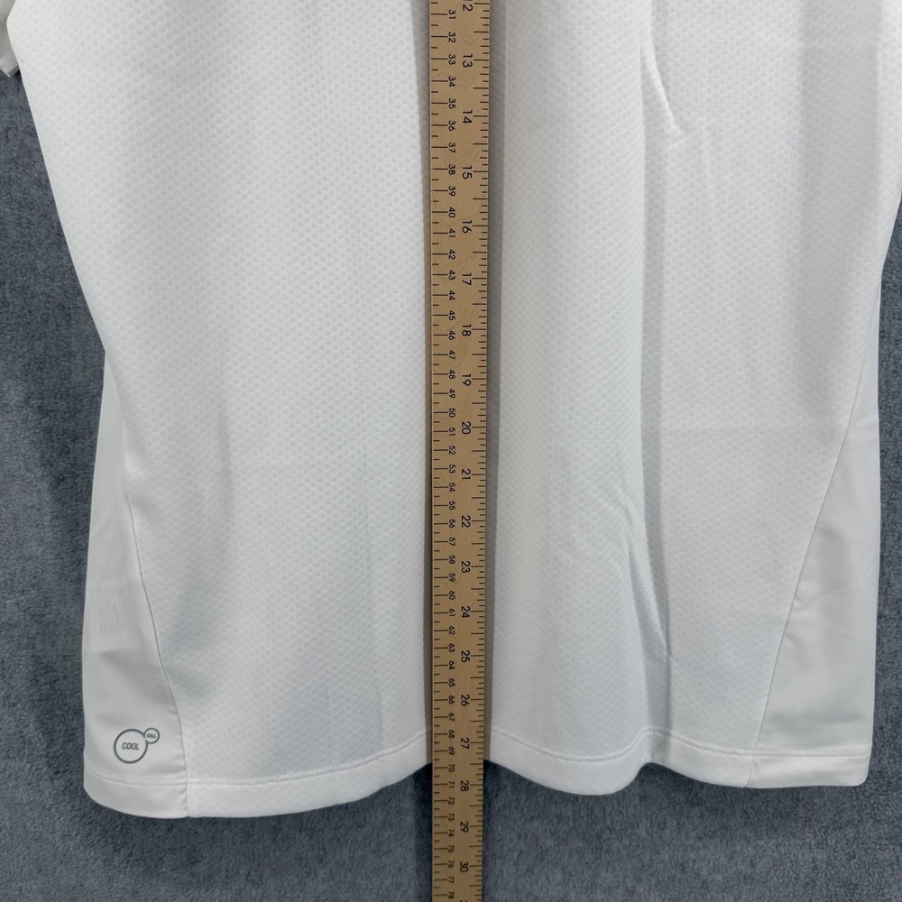 PUMA Cool Max Climate Control Duo Swing White Polo Shirt Women's Size L - Picture 13 of 13